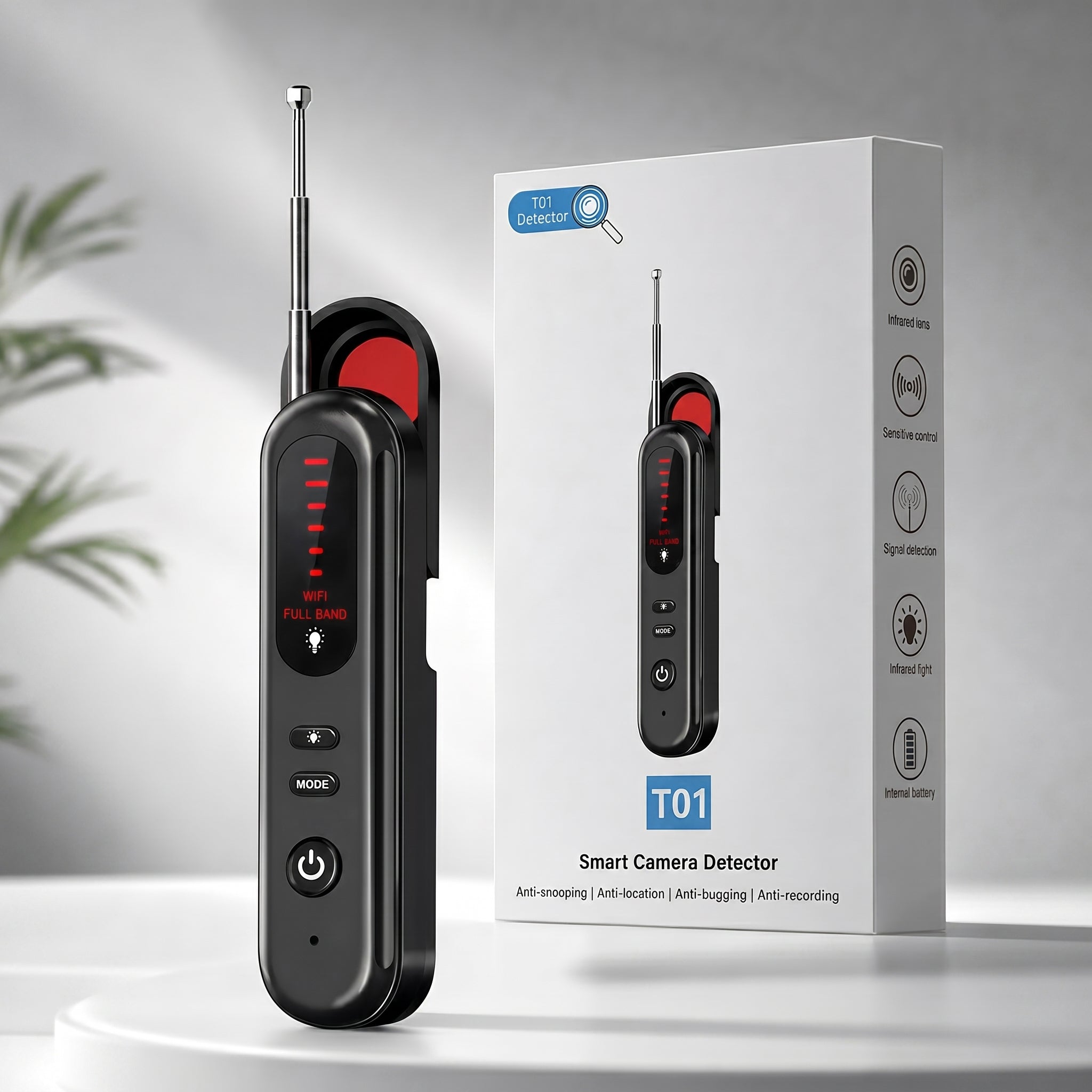 SPYOFF™ Hidden Camera Detector protects with everything they can think OFF
